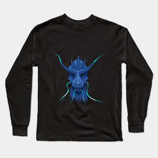 Blue dragon Long Sleeve T-Shirt by serre7@hotmail.fr